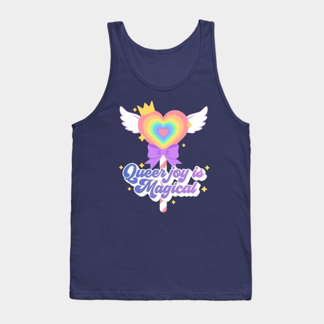 Queer joy is magical Tank Top by surly space squid